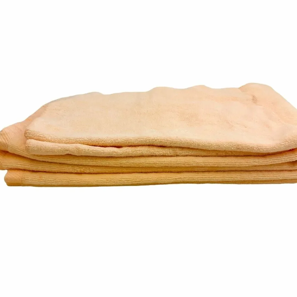 #4337 VTG Fieldcrest Peach guest towels